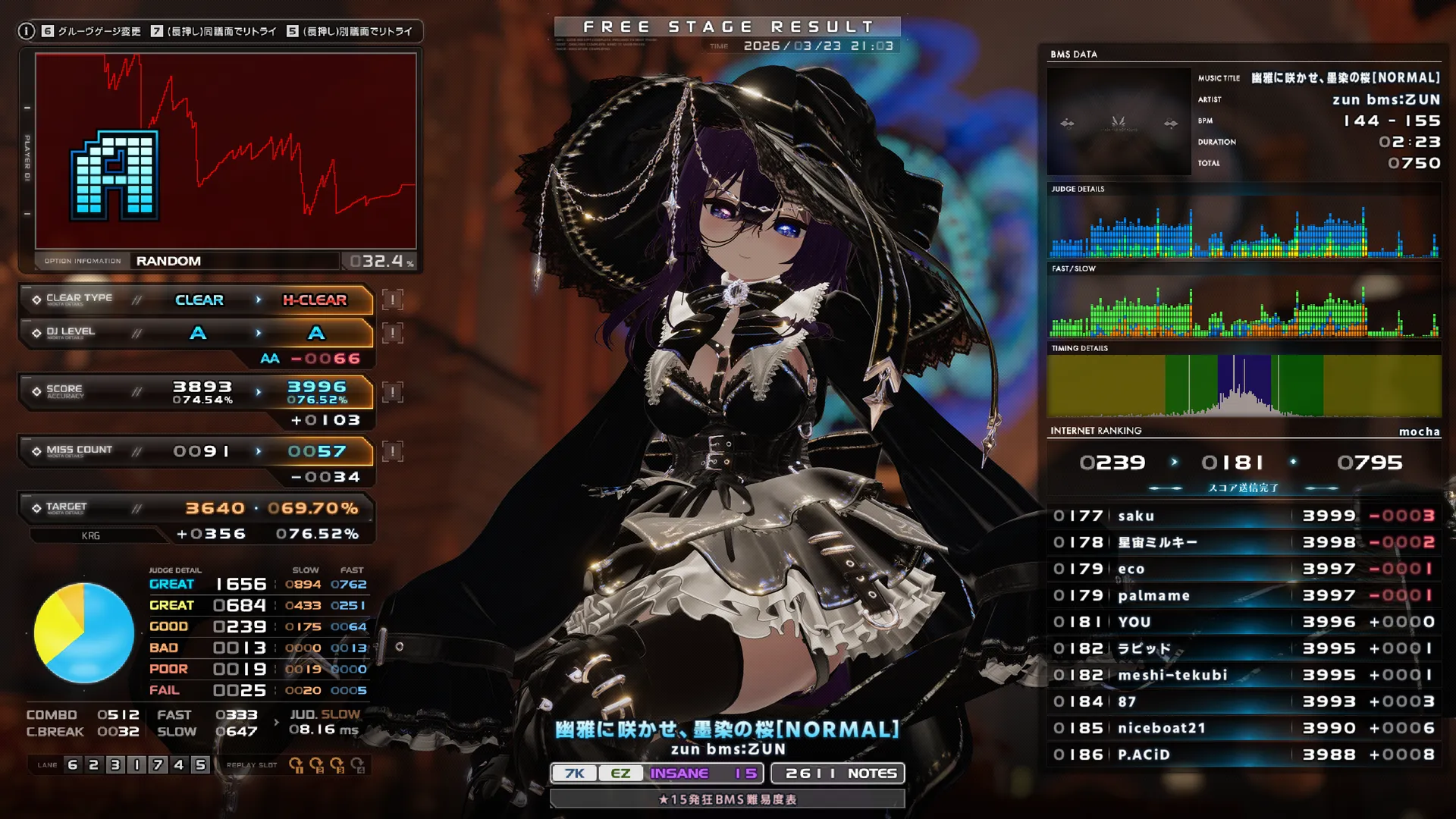 ★15 幽雅に咲かせ、墨染の桜[NORMAL]