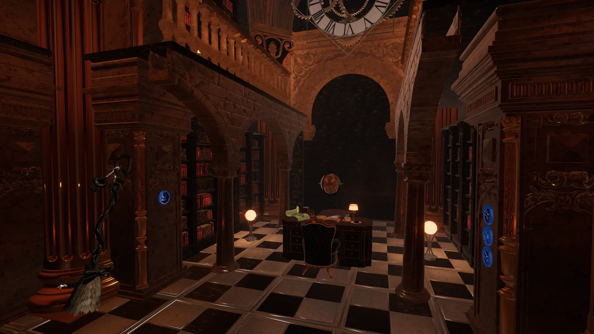 入口から見て正面奥